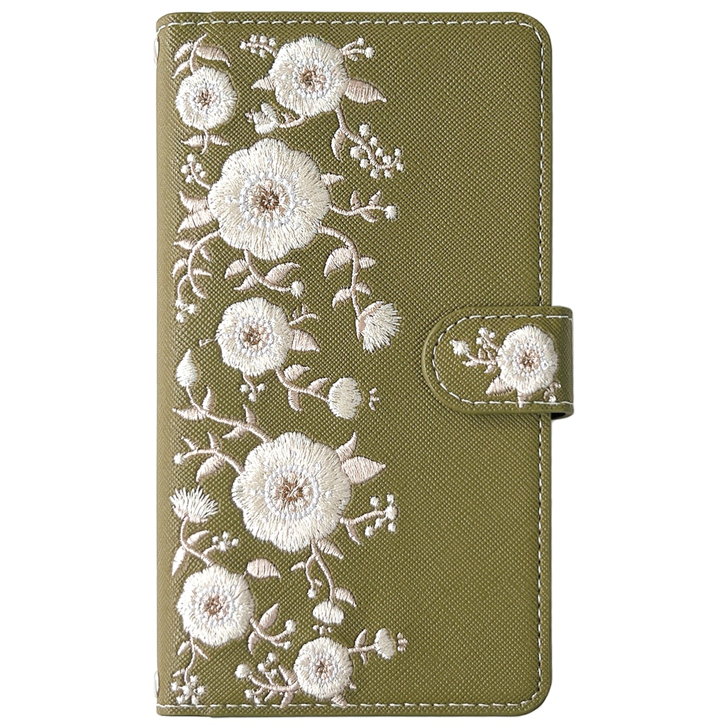 【梅澤商店】 100機種以上対応 ハンドあり インド刺繍 花 花柄 カバー スマホケース 手帳型ケース ケース カバー