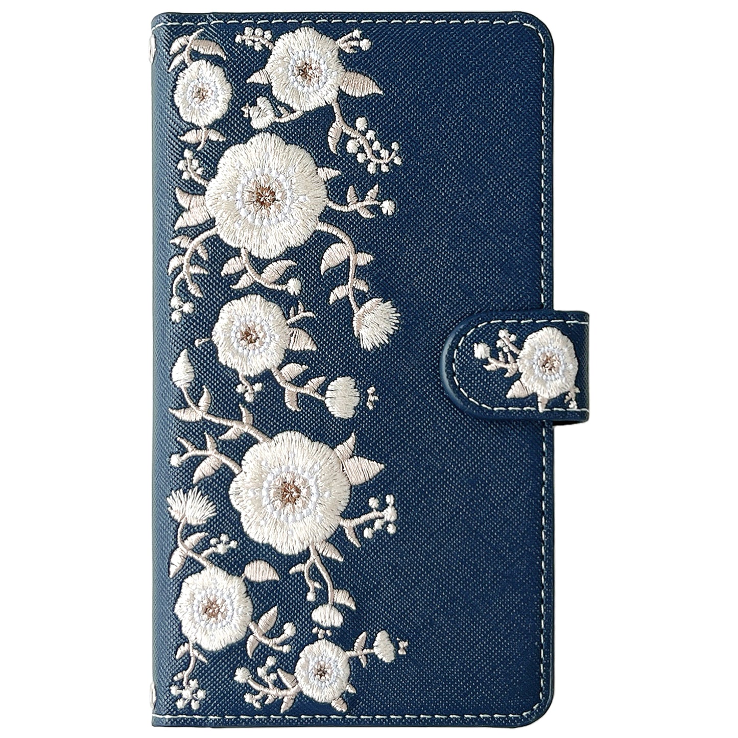 【梅澤商店】 100機種以上対応 ハンドあり インド刺繍 花 花柄 カバー スマホケース 手帳型ケース ケース カバー