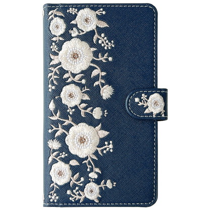 【梅澤商店】 100機種以上対応 ハンドあり インド刺繍 花 花柄 カバー スマホケース 手帳型ケース ケース カバー