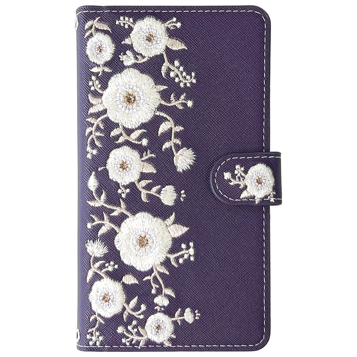 【梅澤商店】 100機種以上対応 ハンドあり インド刺繍 花 花柄 カバー スマホケース 手帳型ケース ケース カバー