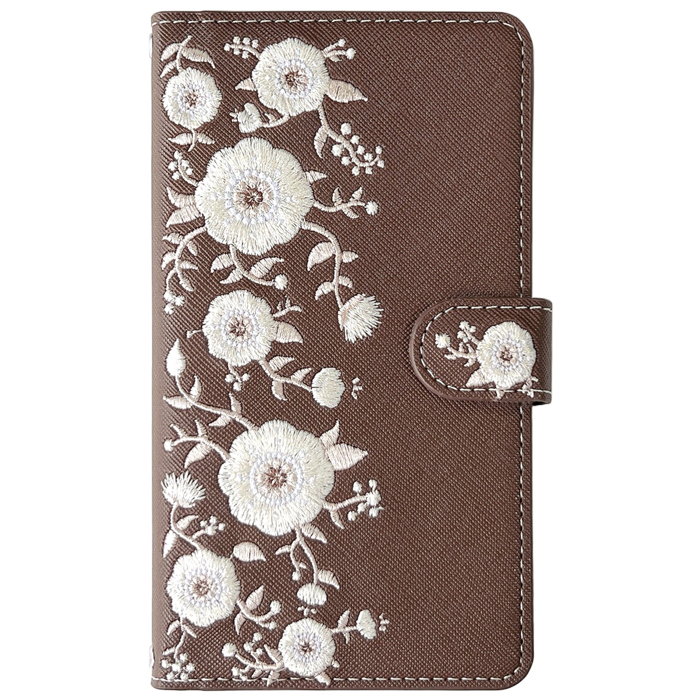 【梅澤商店】 100機種以上対応 ハンドあり インド刺繍 花 花柄 カバー スマホケース 手帳型ケース ケース カバー