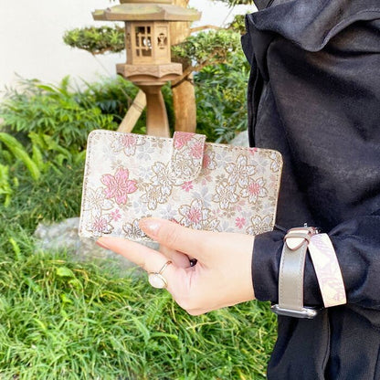 【梅澤商店】 iPhone 14 Plus スマホケース 手帳型ケース ケース カバー ハンド付き西陣織 明 【安心の返品保証付き】