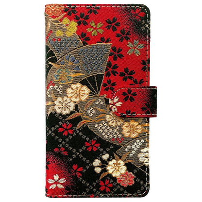 【梅澤商店】 AQUOS sense3 plus サウンド / AQUOS sense3 plus SHV46 / SH-RM11/ 901SH スマホケース 手帳型ケース ケース カバー ハンド付き西陣織 竹 shv46 901sh 【安心の返品保証付き】