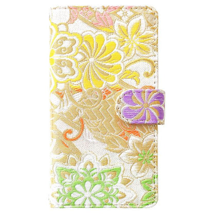 【梅澤商店】 AQUOS R3 SH-04L / SHV44 / 808SH スマホケース 手帳型ケース ケース カバー ハンド付き西陣織 竹 sh04l shv44 808sh 【安心の返品保証付き】
