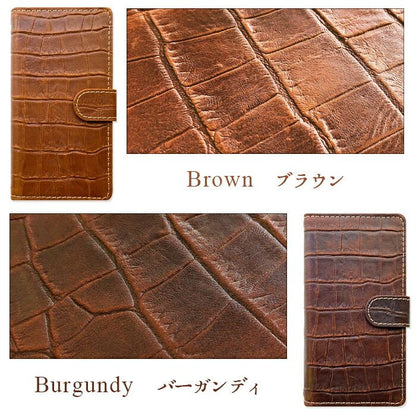 【梅澤商店】 ARROWS Be F-04K スマホケース 手帳型ケース ケース カバー ハンドありクロコダイル f04k 【安心の返品保証付き】