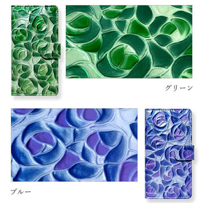 【梅澤商店】 かんたんスマホ5 A601ZT スマホケース 手帳型ケース ケース カバー ハンドありステンドローズ a601zt 【安心の返品保証付き】