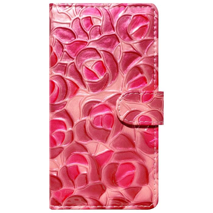 【梅澤商店】 100機種以上対応 ハンドありステンドローズ スマホケース 手帳型ケース ケース カバー