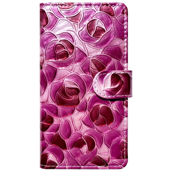 【梅澤商店】 BASIO active BASIO active2 SHG09 SHG12 スマホケース 手帳型ケース ケース カバー ハンドありステンドローズ shg09 shg12 【安心の返品保証付き】