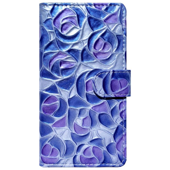 【梅澤商店】 かんたんスマホ5 A601ZT スマホケース 手帳型ケース ケース カバー ハンドありステンドローズ a601zt 【安心の返品保証付き】