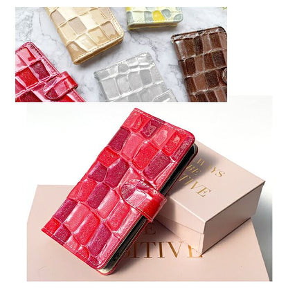 【梅澤商店】 iPhone 14 スマホケース 手帳型ケース ケース カバー ハンド2ndステンドグラス 【安心の返品保証付き】